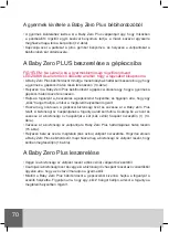 Предварительный просмотр 72 страницы CASUALPLAY Baby Zero Plus Instructions Manual