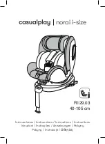 CASUALPLAY norai i-size Manual предпросмотр