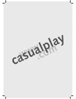 Предварительный просмотр 58 страницы CASUALPLAY VINTAGE 3 User Instructions