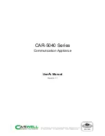 Caswell CAR-5040 Series User Manual preview