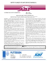 Предварительный просмотр 1 страницы CAT Pumps 1851 Service Manual