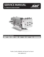 CAT Pumps 2560 Service Manual preview