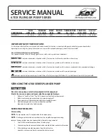 CAT Pumps 67DX39G1I Service Manual preview