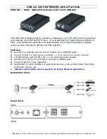 Preview for 1 page of Cat5 UE02 Instruction Manual