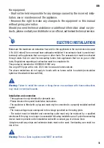 Предварительный просмотр 5 страницы Cata 02017313 Installation, Use And Maintenance Instructions