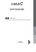 Предварительный просмотр 3 страницы Cata CHP100BK Manual