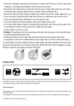 Предварительный просмотр 22 страницы Cata CMD 8108 X Installation, Use And Maintenance Instructions