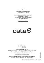 Предварительный просмотр 37 страницы Cata CMD 8108 X Installation, Use And Maintenance Instructions