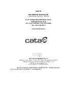 Предварительный просмотр 106 страницы Cata LVI 61014 Installation, Use And Maintenance Instructions