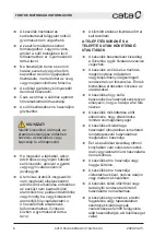 Preview for 6 page of Cata MDS 7208 BK Installation, Use And Maintenance Instructions