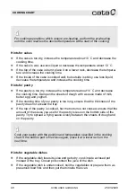 Preview for 97 page of Cata MDS 7208 BK Installation, Use And Maintenance Instructions