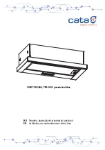 Предварительный просмотр 1 страницы Cata TFB-2003 Installation, Use And Maintenance Instructions