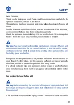 Preview for 20 page of Cata TFH6630 Installation, Use And Maintenance Instructions