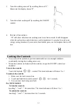 Preview for 12 page of Cata UBTCC60BV Instruction Manual / Installation Manual