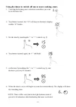 Preview for 15 page of Cata UBTCC60BV Instruction Manual / Installation Manual