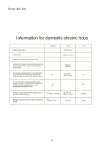 Предварительный просмотр 26 страницы Cata UBTCC60BV Instruction Manual / Installation Manual