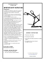 Предварительный просмотр 1 страницы Catalina 18021-003 Important Safety Instructions