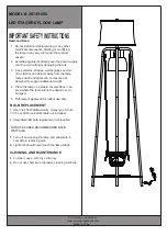 Предварительный просмотр 1 страницы Catalina 20745-000 Manual