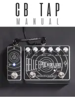 Предварительный просмотр 1 страницы Catalinbread CB TAP Manual