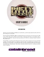 Catalinbread Dirty Little Secret MK II User Manual предпросмотр