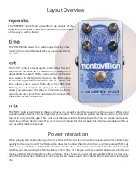 Предварительный просмотр 2 страницы Catalinbread Montavillian Operation Manual