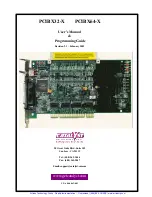 Предварительный просмотр 2 страницы Catalyst PCIBX32-X User’S Manual &  Programming Manual