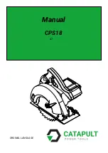 Catapult CPS18 Manual предпросмотр