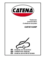 Catena CAT/E1339P Operator'S Manual preview