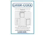 Preview for 1 page of Cater-Cool CK5085 Installation Use And Service Manual