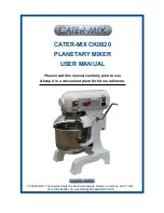 Cater-mix CK0820 User Manual preview