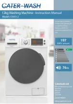 Предварительный просмотр 1 страницы Cater-Wash CK8512 Instruction Manual