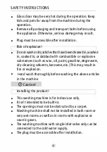 Preview for 4 page of Cater-Wash CK8512 Instruction Manual