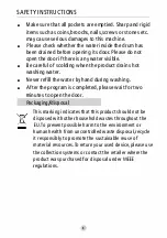 Preview for 6 page of Cater-Wash CK8512 Instruction Manual