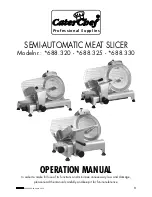 CaterChef 688.320 series Operation Manual preview