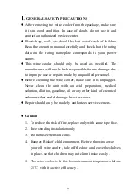 Предварительный просмотр 11 страницы CaterCool 480.018 Operation Manual