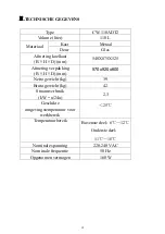 Preview for 4 page of CaterCool CW-110ADT2 Operation Manual