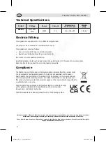 Предварительный просмотр 6 страницы Caterlite BW002 Instruction Manual