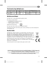 Предварительный просмотр 21 страницы Caterlite CB943 Instruction Manual