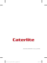 Предварительный просмотр 40 страницы Caterlite CK827 Instruction Manual