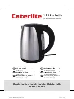 Предварительный просмотр 1 страницы Caterlite CK828 Instruction Manual