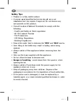 Preview for 2 page of Caterlite CK828 Instruction Manual