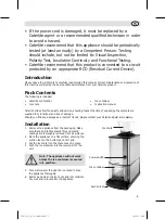 Предварительный просмотр 3 страницы Caterlite CT057 Instruction Manual