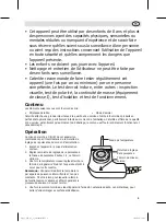 Предварительный просмотр 9 страницы Caterlite FJ989 Instruction Manual