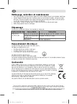 Предварительный просмотр 10 страницы Caterlite FJ989 Instruction Manual