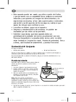 Предварительный просмотр 18 страницы Caterlite FJ989 Instruction Manual