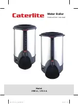 Предварительный просмотр 1 страницы Caterlite J709-A Instruction Manual