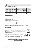 Preview for 6 page of Caterlite J709 Instruction Manual