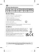 Предварительный просмотр 6 страницы Caterlite L077 Instruction Manual