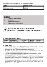 Preview for 2 page of CaterMarket SmarChef HT-01 Installation, Operation And Care Manual