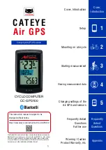 Cateye Air GPS Instruction Manual preview